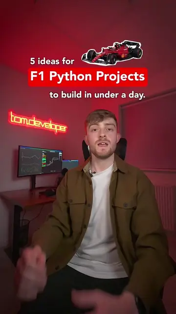 If you want to get into Formula 1 or motorsport tech… start building projects li