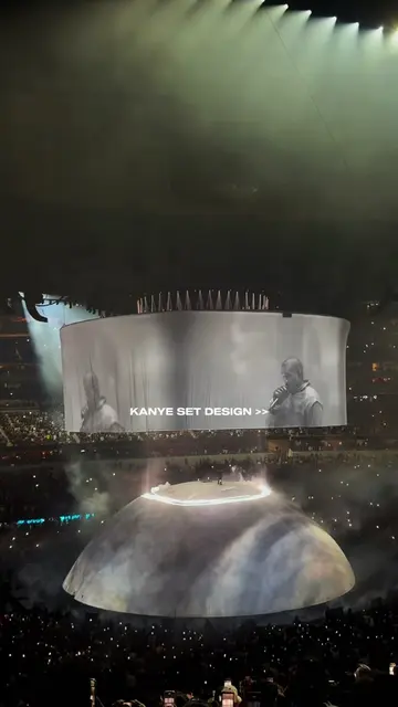 Kanye Set Design >> Everyone Else’s  #kanye #kanyewest #setdesign #concert #ye 