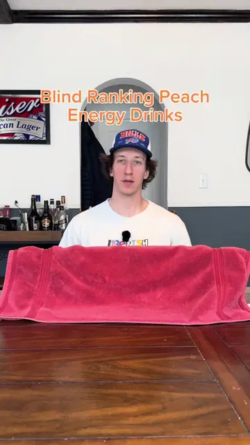 This week we got a bunch of peach energy drinks 🍑 and put them through a blind 