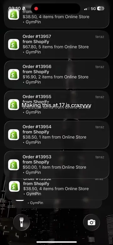 One of the biggest stores at 17… #paximecom #ecommerce #dropshipping #shopify #m