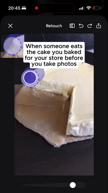 I baked it for my store, and now it’s ruined… but thank God I know how to fix it