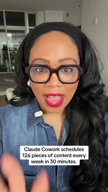 AI content scheduling with Claude CoWork content automation. Schedule 21 videos 