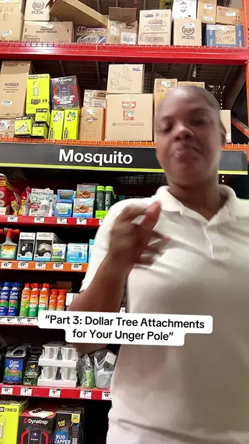 Part 3- “Here’s how I use a telescopic pole + Dollar Tree attachments for differ