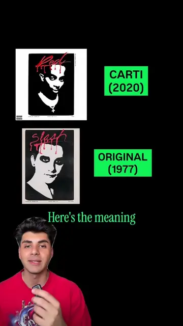 the meaning behind playboi carti's whole lotta red cover art. the design isn't r