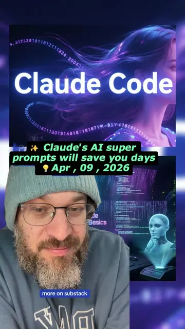 ✨ Claude's AI super prompts will save you days 💡 #claude #ai #superprompts #pro