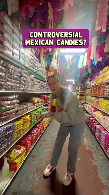 The shape was definitely a choice but the flavor was 10/10 #candy #mexican #cand