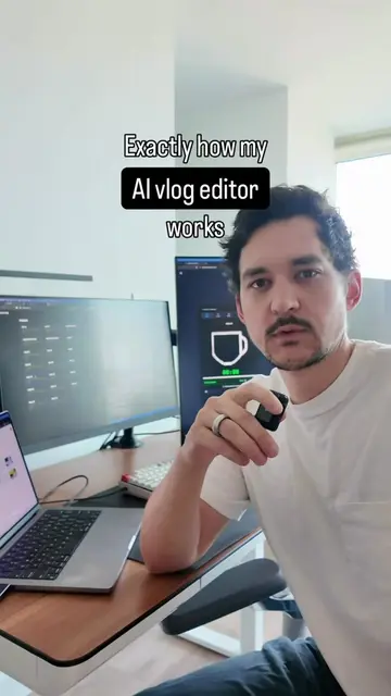 I built an AI vlog editor in 🎥 Comment “vlog” if you want the source code. Stil