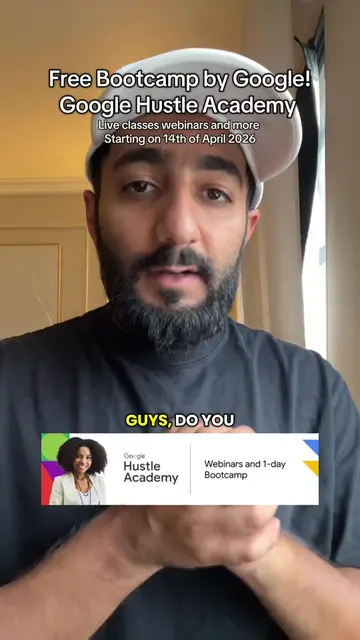 Google Huslte Academy is now open for everyone in Africa. Use this link to apply