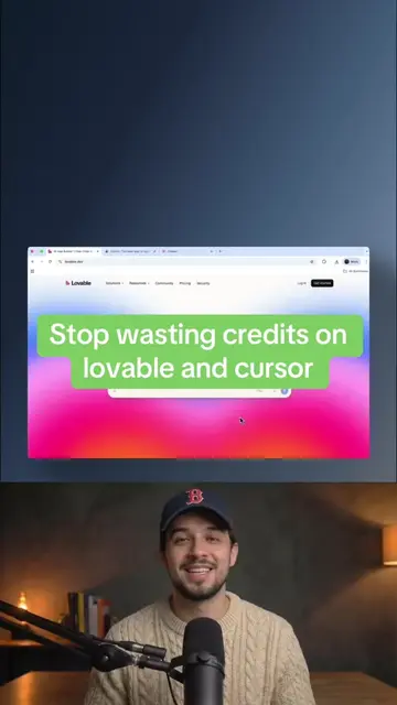 Stop wasting all your credits in lovable and cursor; do this instead. #ai #vibec
