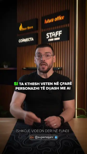 Si ta kthesh veten në çfarë personazhi të duash me AI ✅️ @Freepik  #sajanitips #