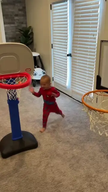 Throw away your old plastic hoop! #basketball #basketballtiktok #kidstoys 
