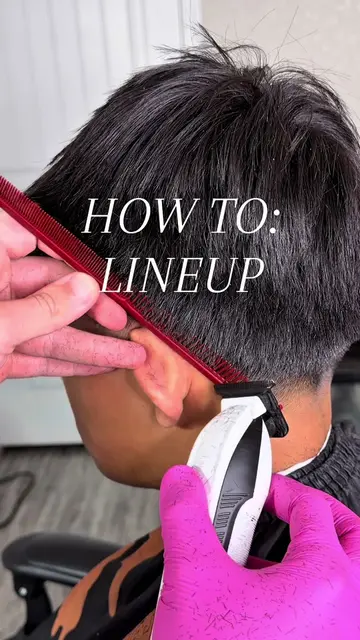 💈Lineup tutorial📍SAN ANTONIO, TX #sanantoniobarber #barbertutorial #haircuttut