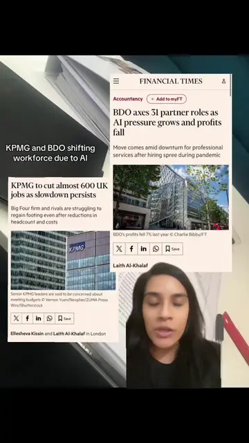 KPMG and BDO shifting their workforce structures due to automation and changes d