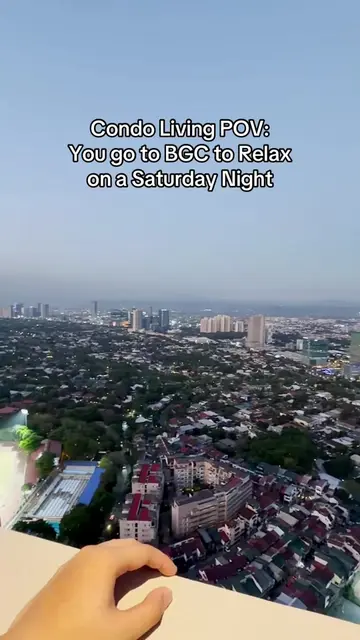 sometimes i go to the condo in bgc just to chill in the pool #pov #bgc #goingout