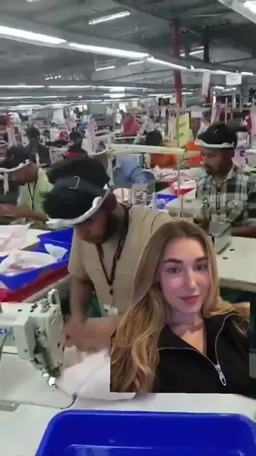 Factory workers in India are wearing head-mounted cameras to capture hand moveme