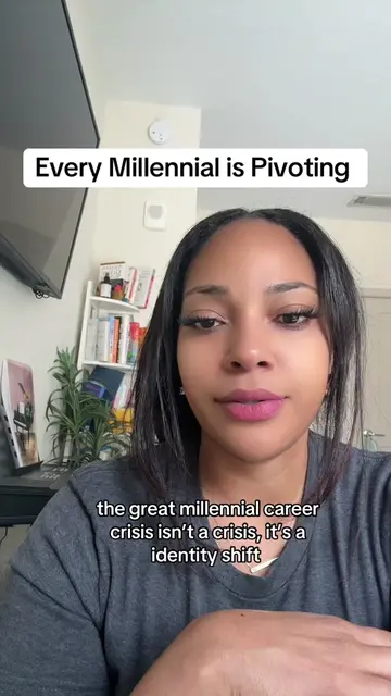Not a crisis, but a state of transition. #careeradvice #careertok #millennialsof