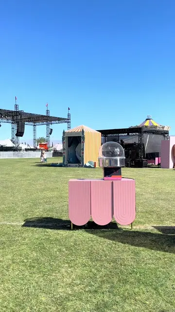 Spinning swirled cotton candy for Ring Pop in the desert! 🌵🍭✨  @Ring Pop Candy