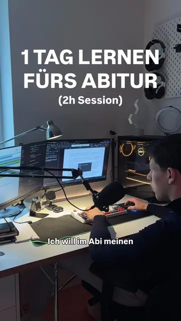 Einen Tag Lernen für mein Abitur (Englisch und Chemie waren heute dran) #abitur2