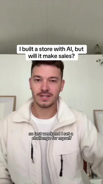 I built an ecommerce store using AI as much as possible. Here’s the result #ecom