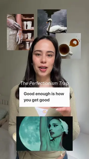 The perfectionism trap… who can relate 🫠 We spend so much time imagining the pe