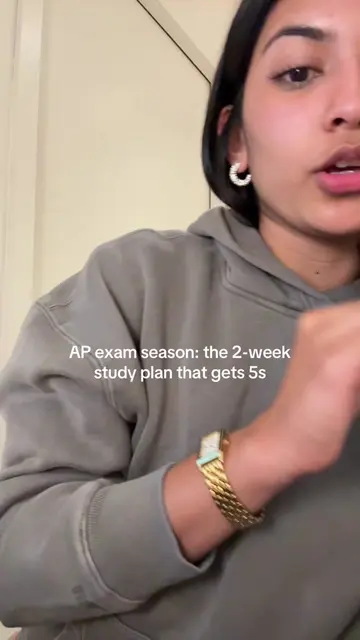 📝AP exams season: here’s the 2-week study plan that gets 5s #highschool #apexam