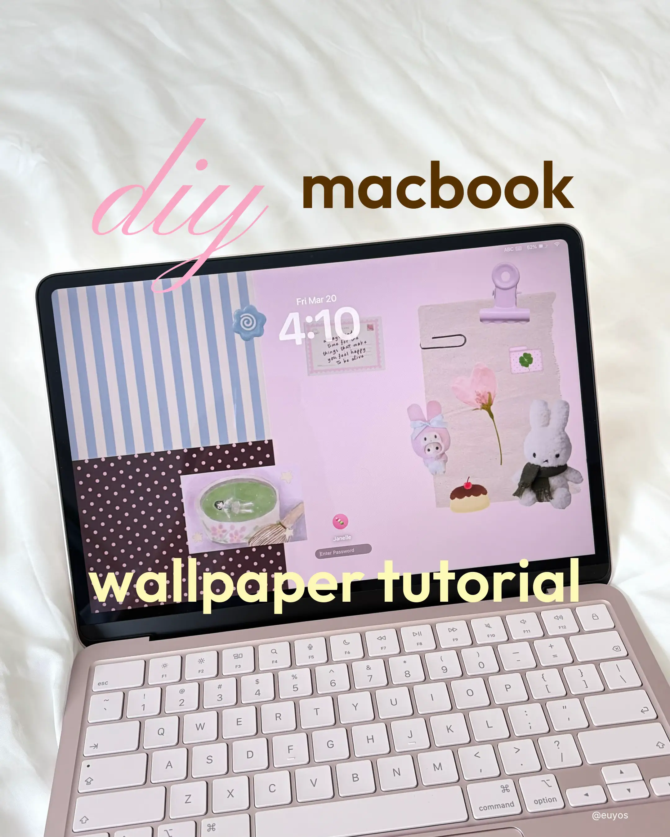[save for later] diy macbook wallpaper tutorial!! i finally managed to put toget