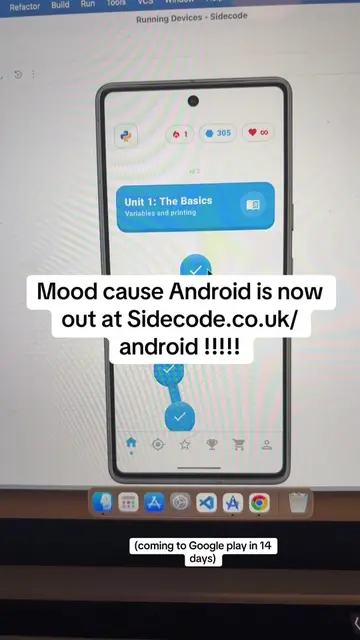 Go go go!! #fyp #sidecode #app #android #viral 