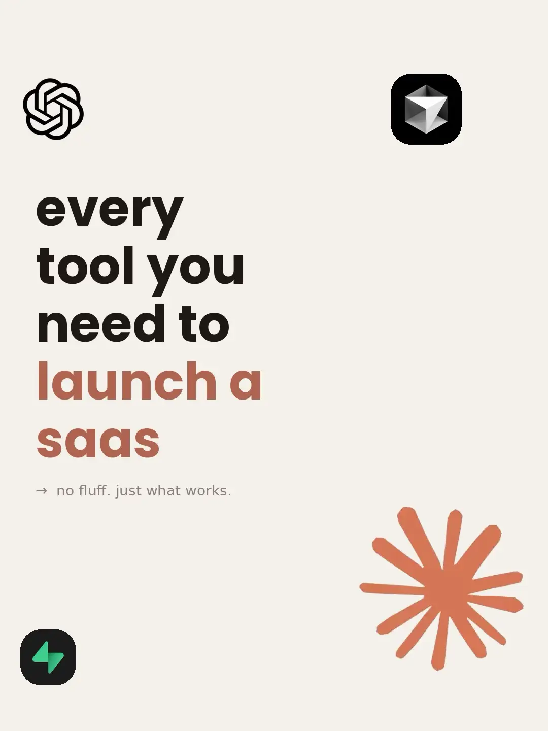 every tool you need to launch a saas in 2026 with no fluff. cursor for writing c