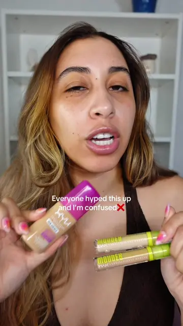 Tried the NYX Make Them Wonder foundation and Wonder Snatch concealer. The conce
