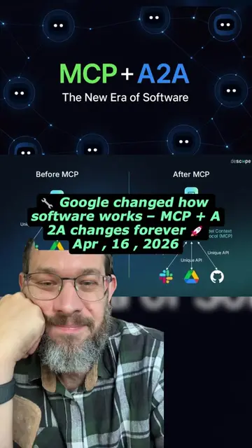 🔧 Google changed how software works – MCP + A2A changes forever 🚀 #google #mcp