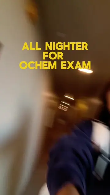 i DO NOT recommend also my exam was 9am the next morning🥸 #college #ochem #prem