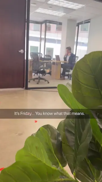 It means we’re leaving early for happy hour!