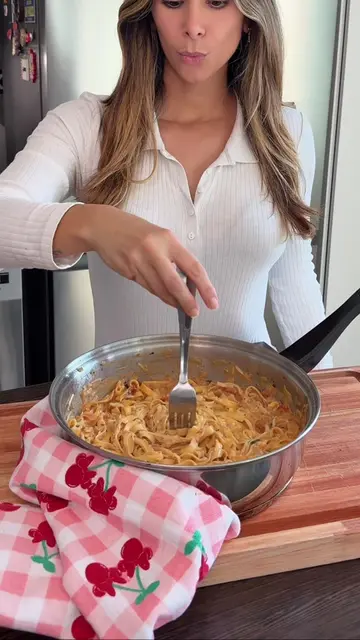 one pot pasta cremosa en una sola sartén 🍝✨de las recetas más fáciles y ricas q