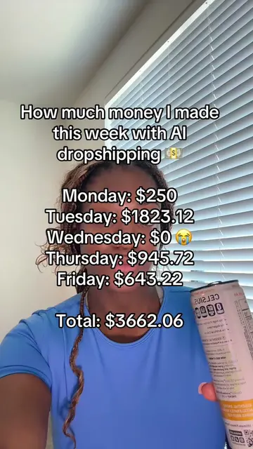 Slow week but I’m still so thankful 😌 #dropshipping #ecom #shopify #aidropshipp