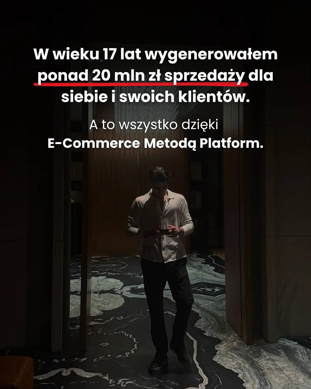 Będę przekazywał na nim tylko i wyłącznie wartość związana z eCommerce oraz bizn