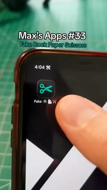 or you could do it with your hands lmao #prank #app #techtok #rockpaperscissors 