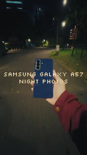 Night photo sample from the new Samsung Galaxy A57 5G. What's your thoughts on t