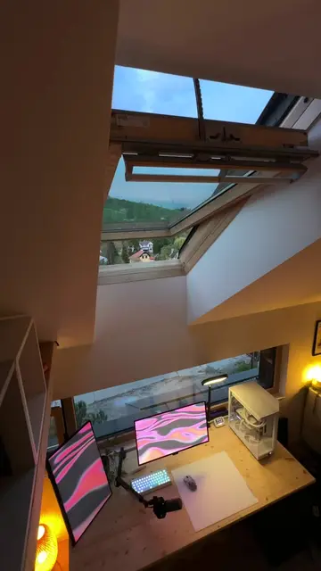 Sunsets are so peak -  #techtok #fyp #goviral #setup #roominspo 