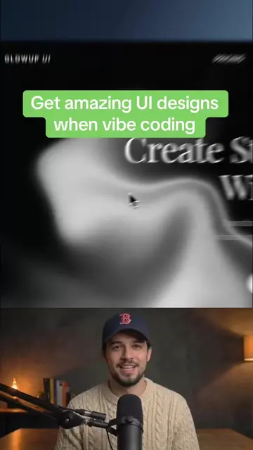 How to get amazing UI designs when vibe coding #ai #vibecdoing