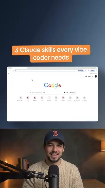 3 Claude skills every vibe coder needs. #ai #vibecdoing
