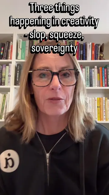 Three things happening in creativity and ai. Slop. Squeeze. Sovereignty. And hea