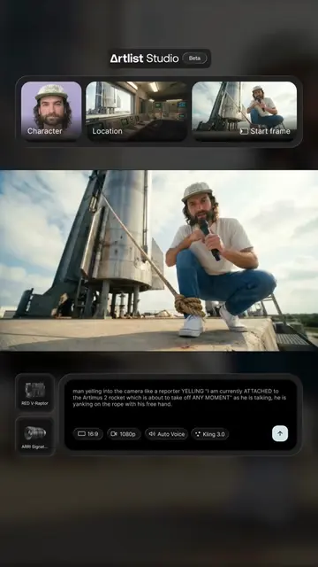 AI acting is getting more realistic on Artlist AI Studio👀🔥 Tool- Artlist AI St