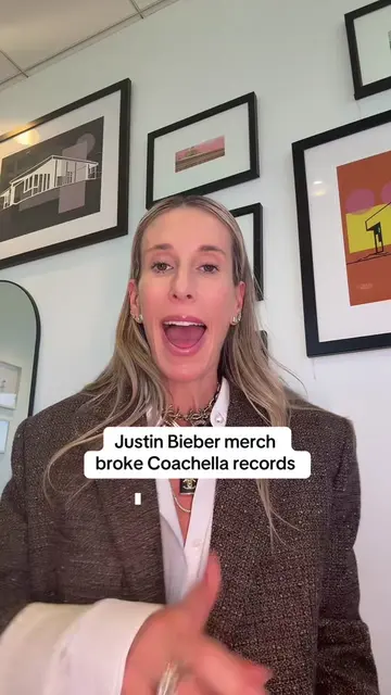 Justin Bieber just broke Coachella merch records. This is what happens when you 