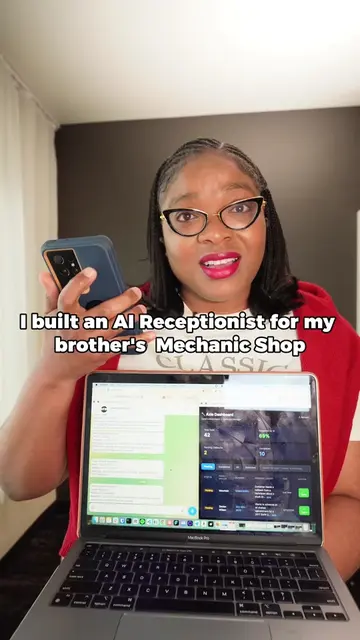 I built an AI Receptionist for my brother! Here's what it sounds like! The conve