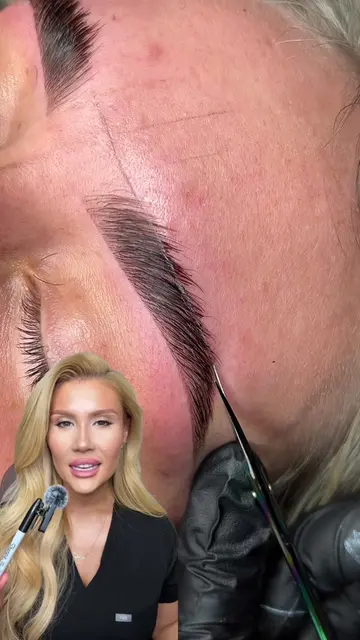Brow artists… do you trim brows? 🤔 Yes or no — and why? This is one of the bigg
