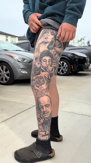Healed work>>  #tattoos #tattooideas #blackandgreytattoo #healedtattoo #sleeveta