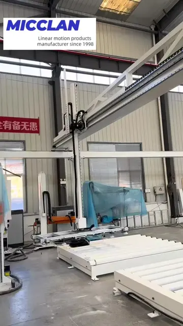 Large work area XYZ gantry system #LinearMotion #RackAndPinion #rotation #Pallet