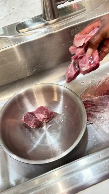 Let’s make some Jamaican dinner Curried goat - boiled dumplings and sweet potato