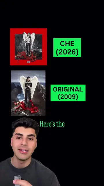 here's the meaning behind che's new cover art ✝️🪽 his album para'dies cover ref