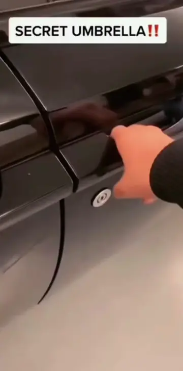 Does my rolls Royce actually have an umbrella? 